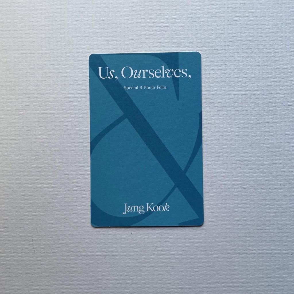 [USED] BTS Us, Ourselves, & BTS We Trading Cards Jungkook Official