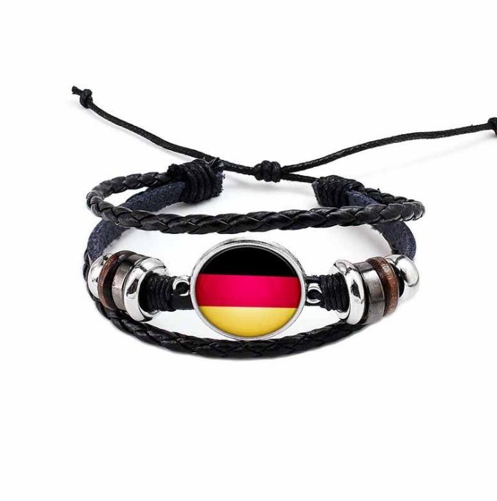 Creative Manwomen National Flag Exquisite Bracelet National Bracelet Flag