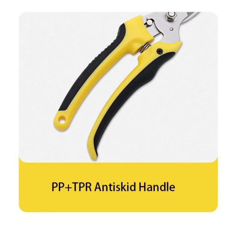 Oțel inoxidabil Lamă ascuțită Bypass Foarfece de tundere Plante Bonsai Ramuri rare Unelte de tăiat țevi de uz casnic Foarfece de grădină