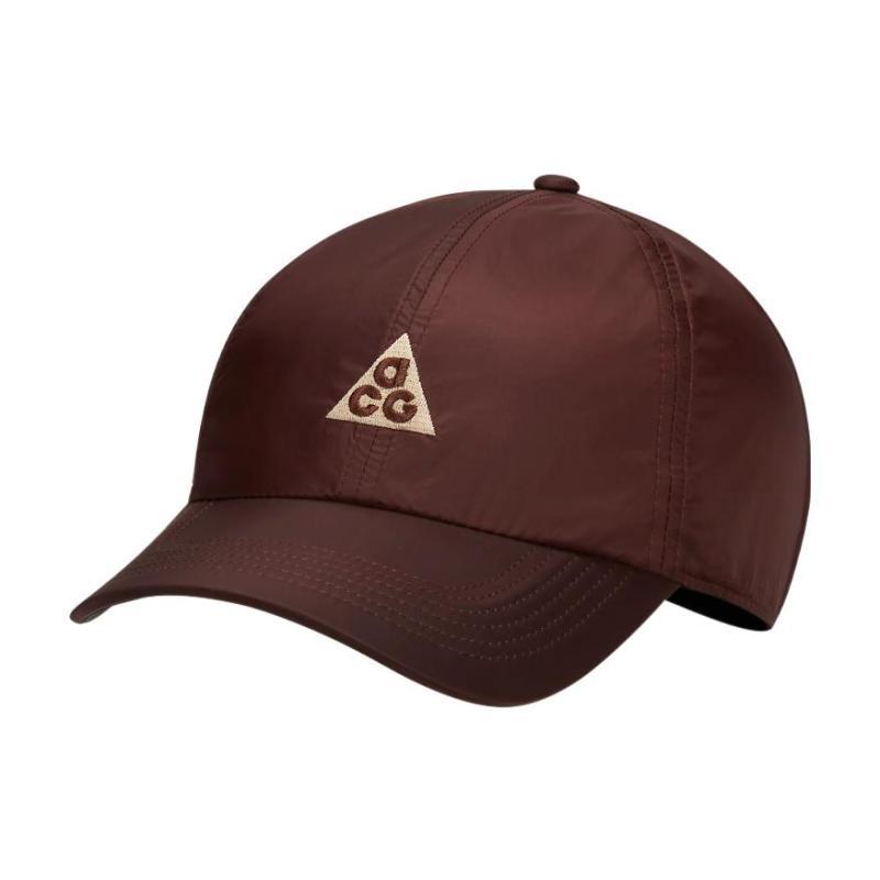 

Nike Polyamide Baseball Caps Unisex Brown Casual FB6533-227 S/M коричневый