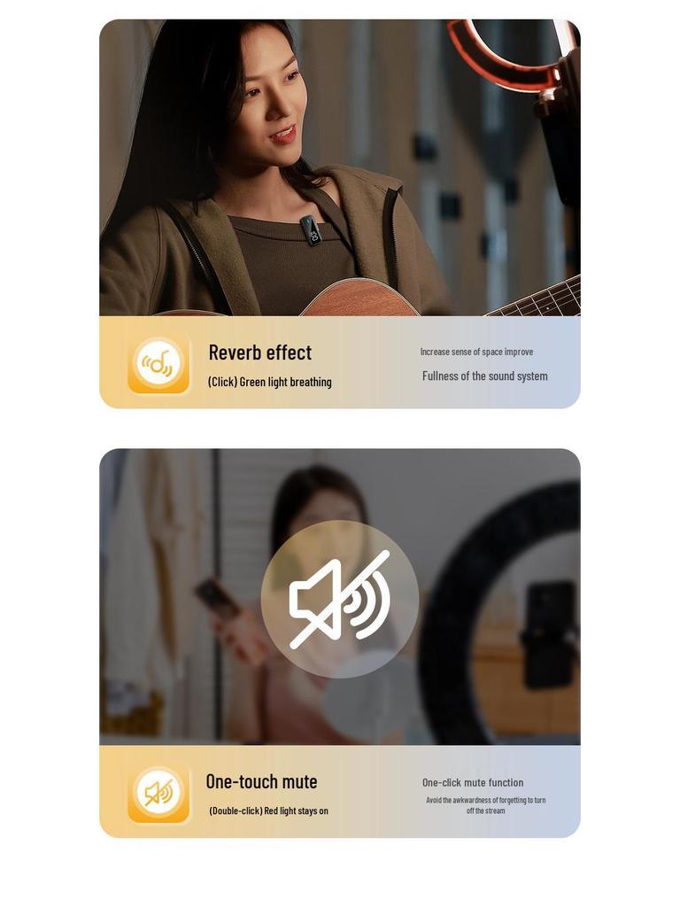 K6 Pro Wireless Lavalier Microphone with Noise Reduction for Mobile and Outdoor Use