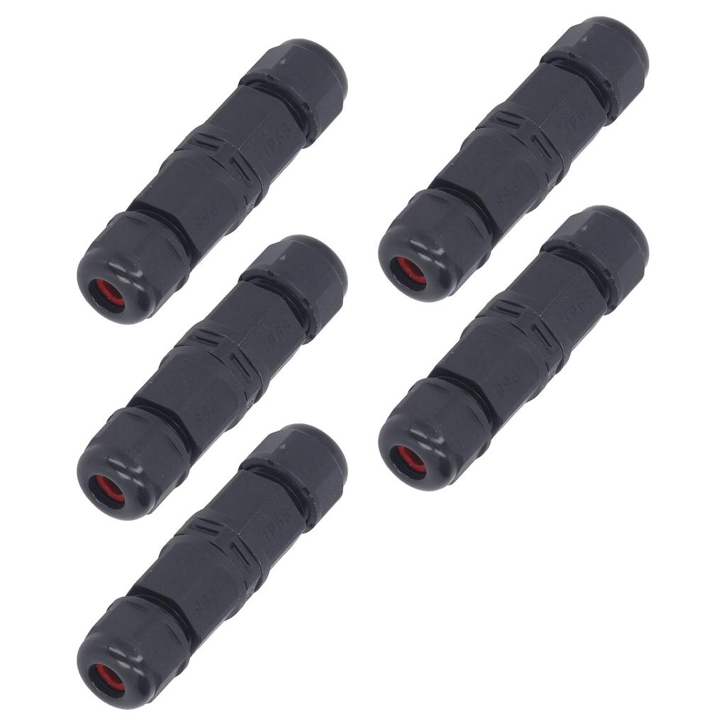 5 Pcs IP68 Waterproof Cable Connector 380V 16A Outdoor Electrical Connectors for Industrial Equipment