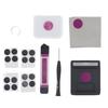 4 Sets Laptop Rubber Feet Non Slip Bottom Case Feet Replacement with Installation Tools for Air 12