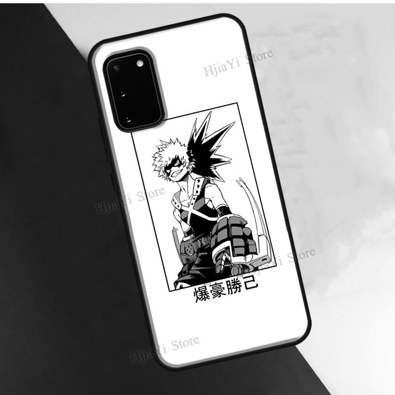Katsuki Bakugo Boku No Hero Academia Phone Case For Samsung Galaxy S21 S22 Note 20 Ultra S8 S9 S10 Note 10 Plus S20 FE Cover
