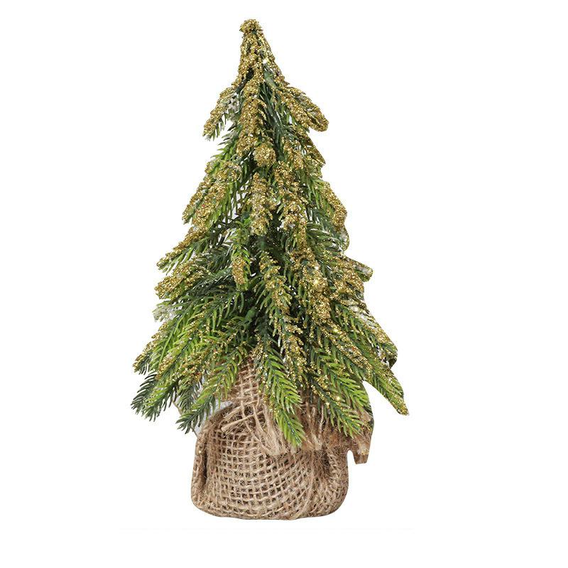 WTEMPO Tabletop Decor Mini Christmas Tree Lightweight Portable for Home Office Indoor & Outdoor Party Year-Round Holiday Decor for Christmas New Year
