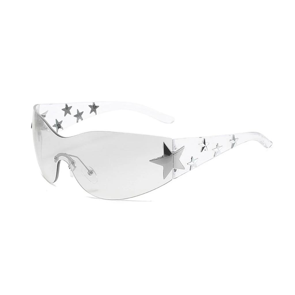 Fashion Unisex Multicolor Star Shape Women Sunglasses Sports Style For Boho Party And Outdoor Street Beach School Accessories