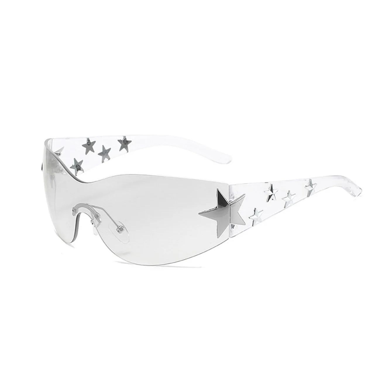

Fashion Unisex Multicolor Star Shape Women Sunglasses Sports Style For Boho Party And Outdoor Street Beach School Accessories