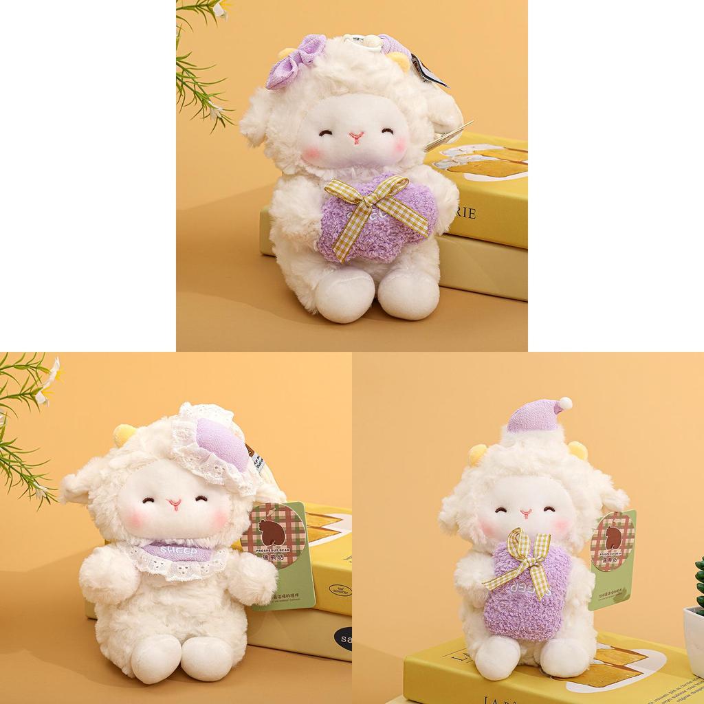 Cute Sheep Plush Toy With Keychain For Kids And Girls Gift
