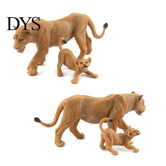 Simulation Lion Animal Action Fugurine Model Home Decor Educational Kids Toy