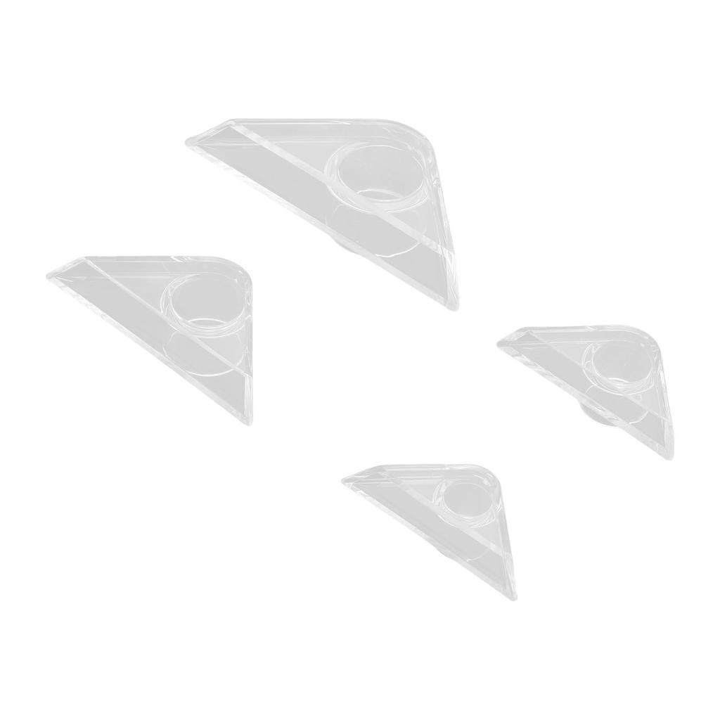 Triangular Water Outlet Nozzle 16mm 20mm 25mm 32mm Transparent Acrylic Triangle Duckbill Nozzle Water Outlet for Fish