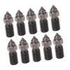 10PCS 0.4mm Extruder Nozzles High Flow Hot End Hardened Steel Nozzle Replacement for Neptune 3D