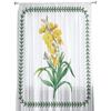 Plants Flowers Leaves Wallflowers Tulle Curtain Voile Transparent Tulle for Bedroom Living Room Kitchen Sheer Window Curtains
