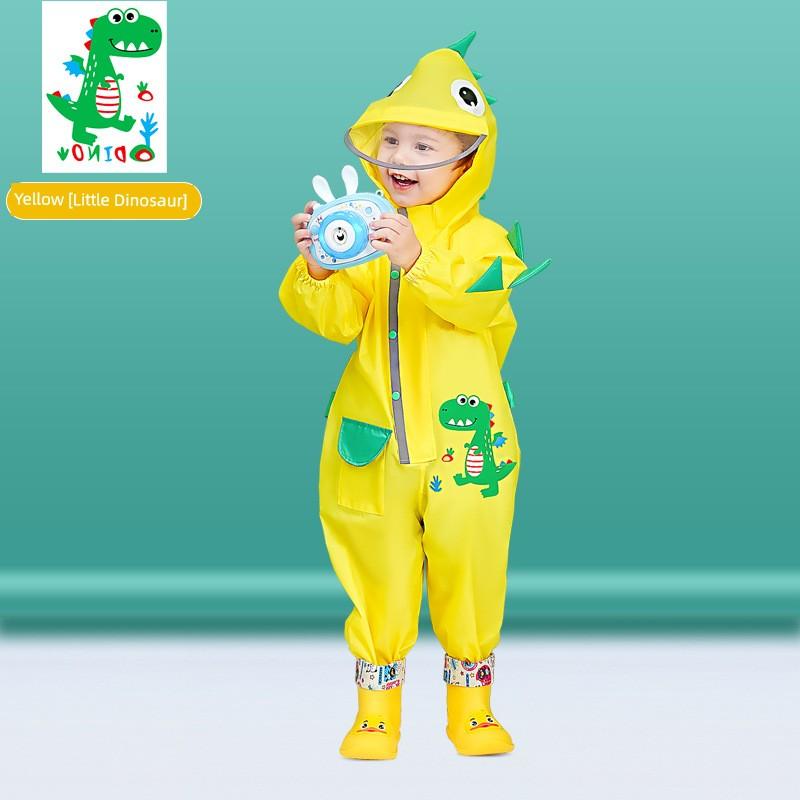 Kinder Einteiler Regenmantel und Regenhosen Set, Ganzkörper-Regenbekleidung für Jungen und Mädchen, Kindergartenkinder, 2024 Neues Modell Regen C