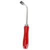 Rowkarka do podłóg Solidny stalowy frez do rowkowania z 3 zapasowymi ostrzami do montażu podłóg z tworzywa PVC Czerwony buk handle