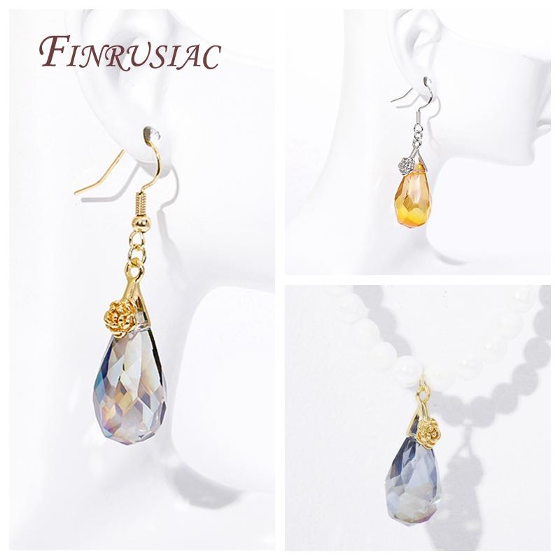Jewelry Clamp Pinch Clip Bail Hooks Accessories 18K Gold Plated Brass Flowers Charm Pendants Connector For DIY Earrings Making