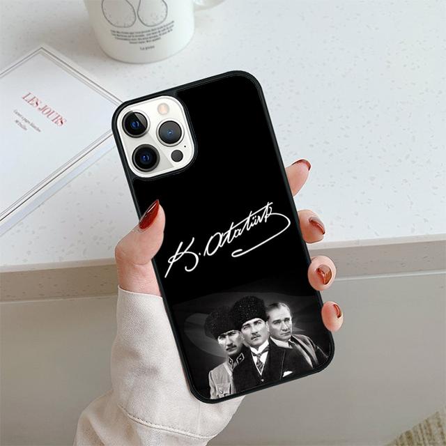 Mustafa Kemal Ataturk Phone Case For iPhone 17 Air 13 12 14 15 16  Cover For Apple 14 15 16 Pro Max Plus Coque