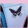 Halloween Skeleton Creative Butterfly Pattern Paste Decor Sticker For Car