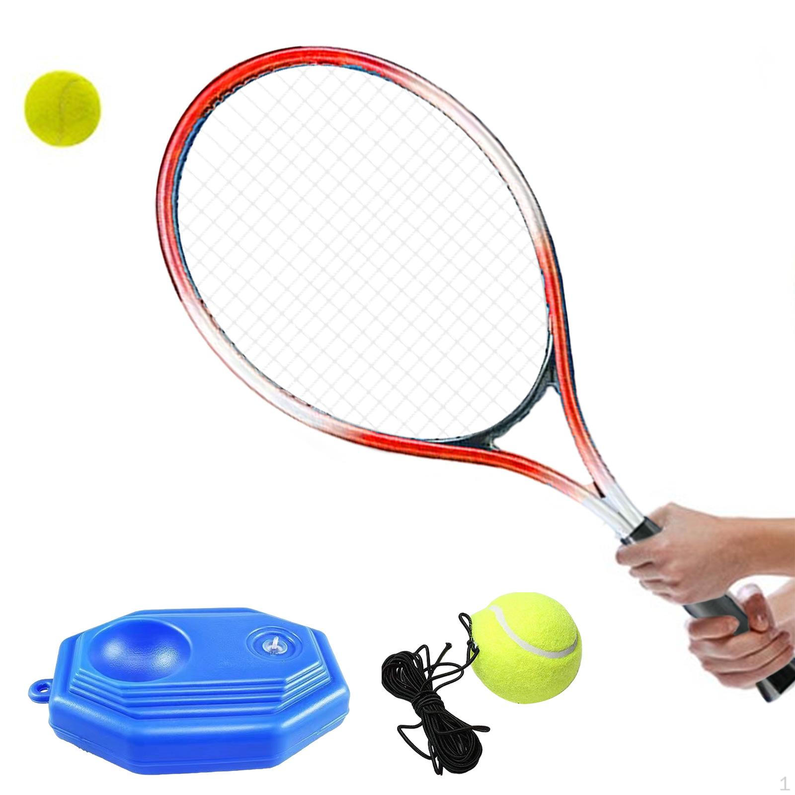 

Тренажер по теннису Rebound Ball Rebuttal Rebounder для детей и взрослых Самостоятельная практика with 1 Tennis Ball