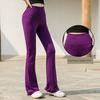 New Arrival High Elasticity Fashion High-Waisted Bootcut Pants Yoga Pants Pants for Square Dance Body Exercise Workout Pants Thin Velvet