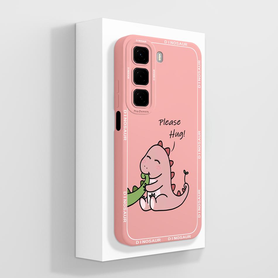 For Infinix Hot 50 Pro Plus Case Aesthetic Style Cover For Infinix Hot50i Full Protection Back Cover Soft Liquid Silicone Bumper