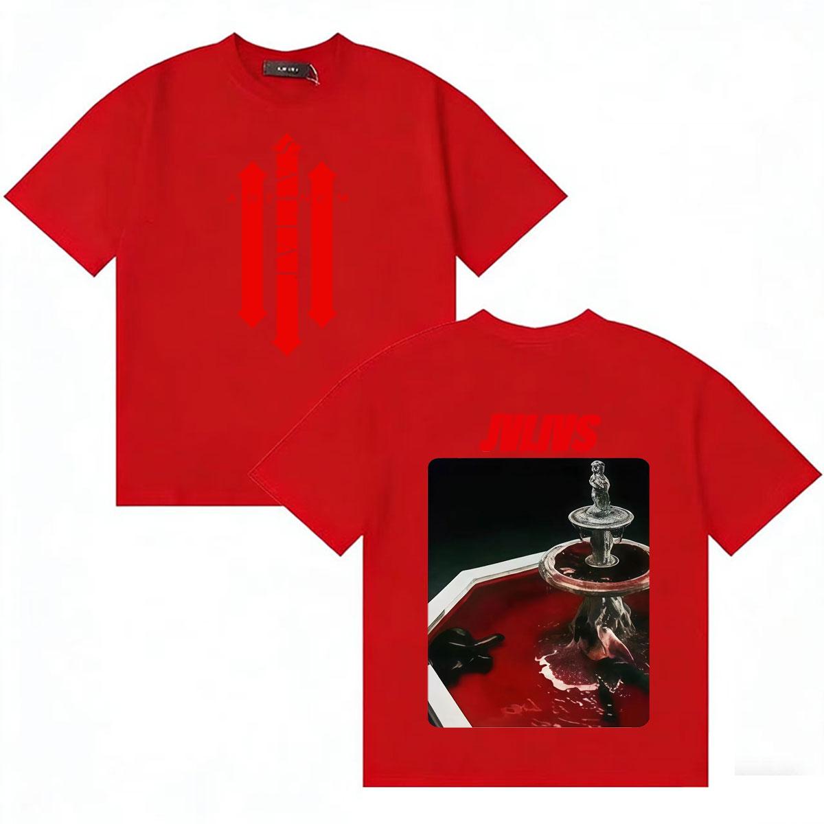 

Rapper SCH Album JVLIVS III Merch Casual Oversized Retro TShirt for Unisexs Women Y2K Summer Streetwear Loose Pop Printed Tshrits S
