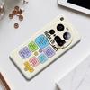 For Xiaomi 15 Ultra Case Colored Sticky Notes Pattern Printing Straight Edge TPU Phone Back Cover