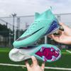 Hot-selling high-top adult men's and women's long nails broken nails football shoes outdoor professional student competition training shoes non-slip