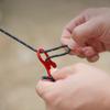 Outdoor Aluminum Snail Buckle Tent Canopy Guyline Adjuster Paracord Tensioner Non‑slip Fastener for Camping