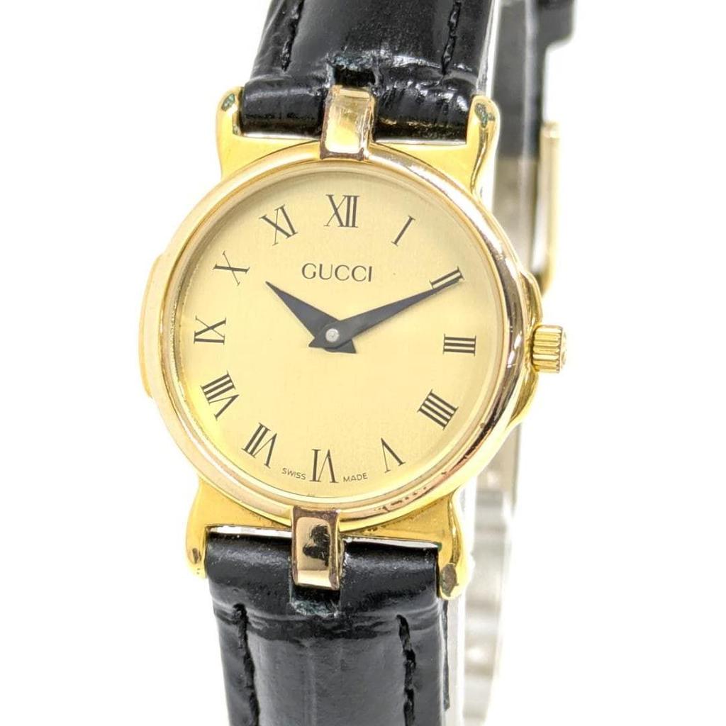 Used Operation GUCCI Gucci Ladies Watch Quartz Round Gold 2 Hands