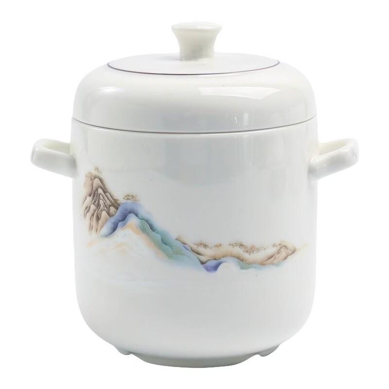 Hanyou Harmony Keramik-Schmortopf mit zwei Henkeln und Deckel