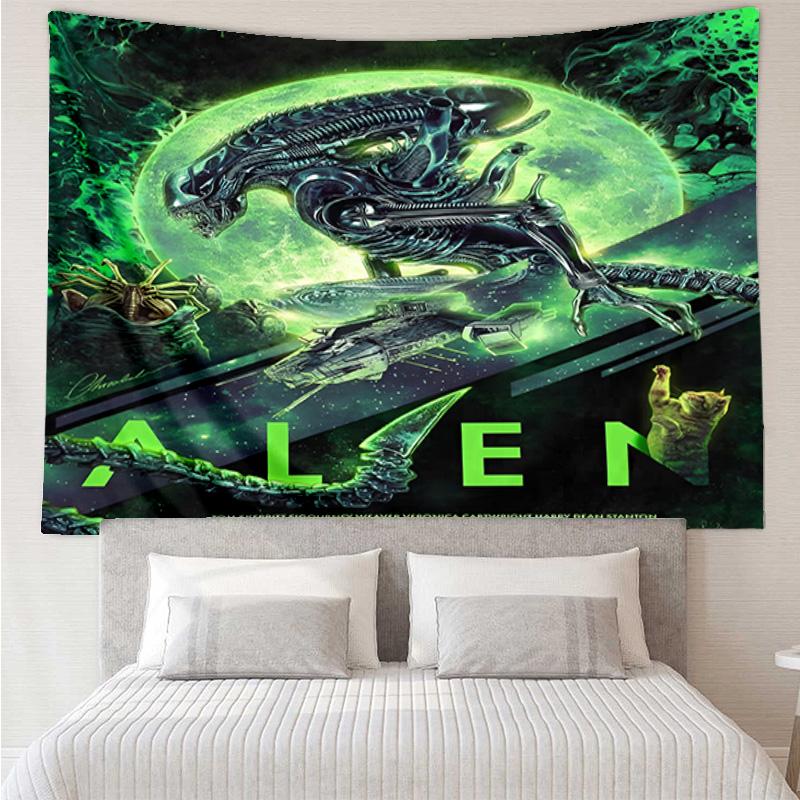 Alien Ornate Frame Quick-Dry Tapestry Hanging for Bedroom,Livingroom, Playroom,Decor Art Room Wall Tapestry Holiday and Birthday Gifts
