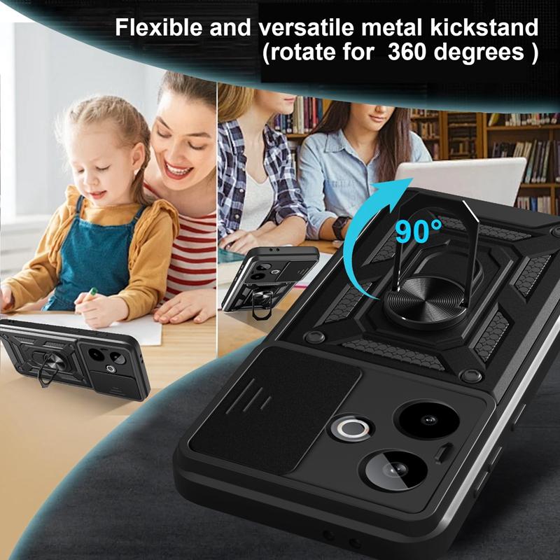 Pro pouzdro Realme GT7 5G Držák s magnetickým kroužkem do auta Pancéřové Nárazuvzdorné Coque Pro OPPO Realme GT7 GT 7 RealmeGT7 Kryt na ochranu objektivu