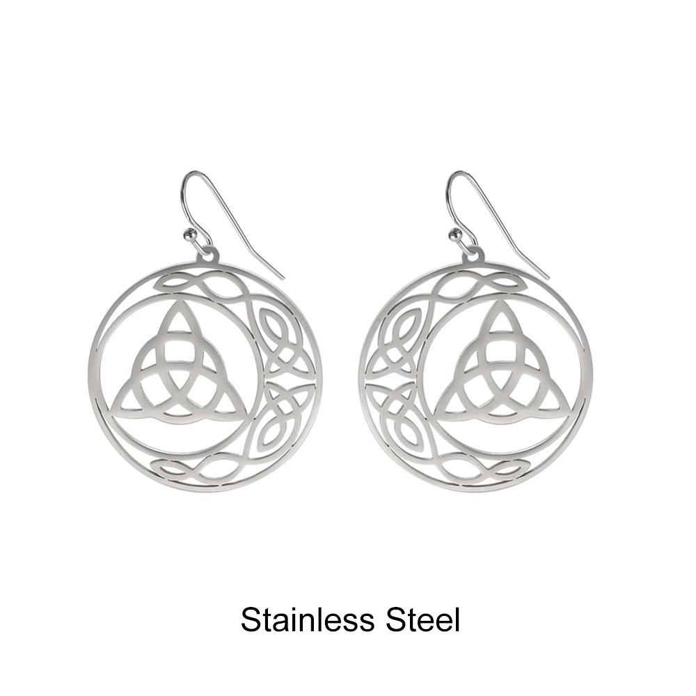 Teamer Witch Knot Pendant Necklace For Women Viking Irish Celticss Knot Magic Wicca Necklaces Jewelry Valentine Gifts Wholesale