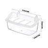 Birdcage Feeder Spill-Proof Cage Bird Feeder With Hook Clear Compartment Dispenser Cage Parrot Feeder Tray Water Bowl Feeder