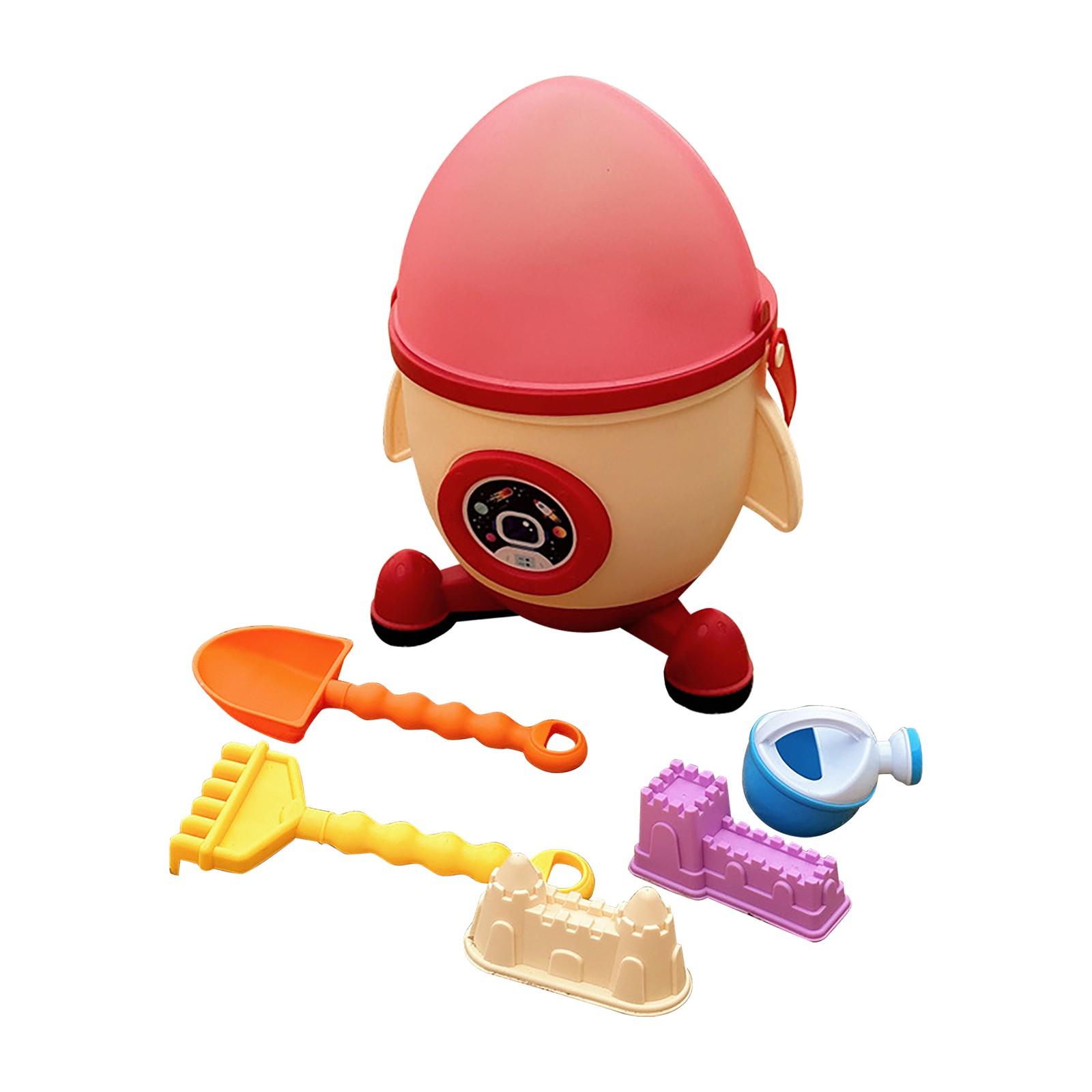 

Набор пляжных игрушек с длинной лопатой включает в себя комплект для строительства замка, пляжное ведро, лопата, грабли, форма для уличных пляжных игрушек, инструменты для малышей One Size