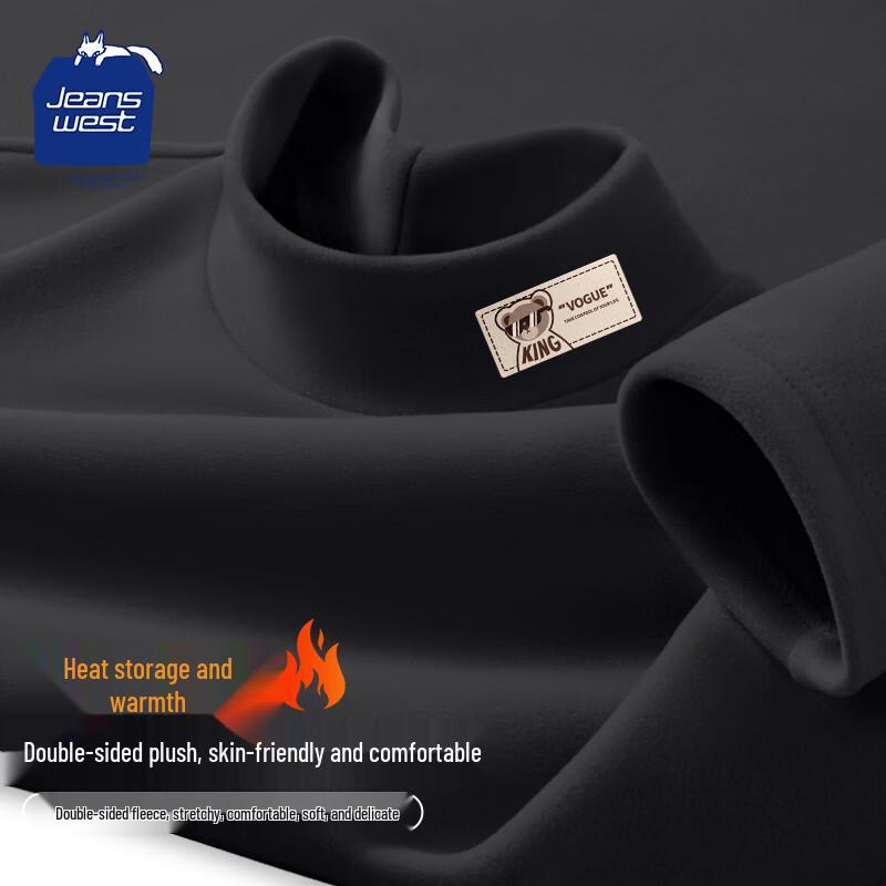 JEANSWEST CLUB Мужская термофутболка с высоким воротником Little Rock Bear 2XL