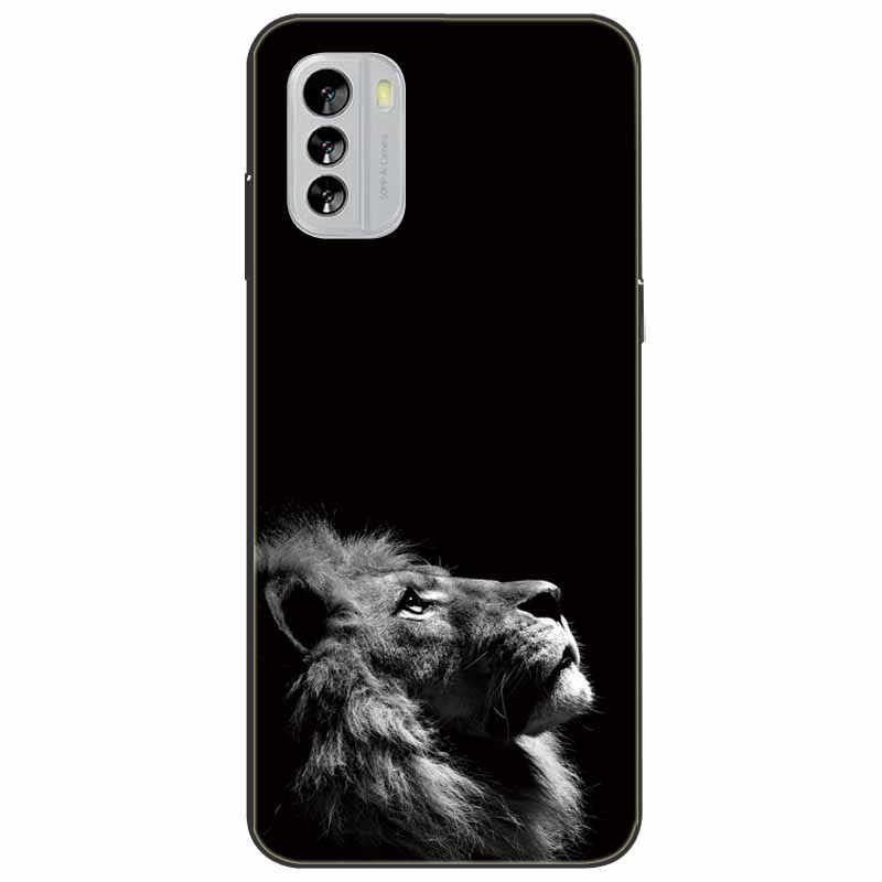For Nokia G21 Case G11 Capa Silicone Cool Cats Tiger TPU Bumper Protector Soft Black Covers for Nokia G 11 NokiaG21 G 21 Fashion