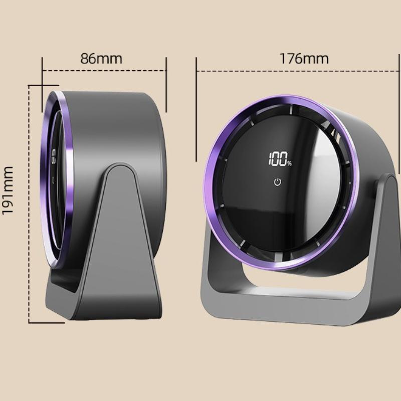 Xiaomi Desktop Fan Digital Display Touch Screen Home Dormitory Wall-mounted Two-in-one Mini Circulating Small Fans 2025 New