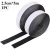 5M Strong Self-adhesive Hook and Loop Fastener Strip Magic Nylon Sticker Scratch Tapes with Glue Strap for DIY Craft 20-50MM