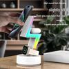 Apple Device Compatible 3-in-1 Wireless Charger for iPhone, Watch & Earbuds