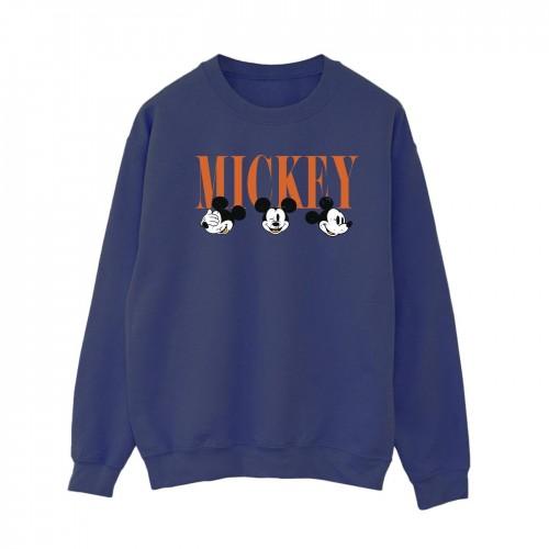 Disney Womens/Ladies Mickey Mouse Faces Sweatshirt