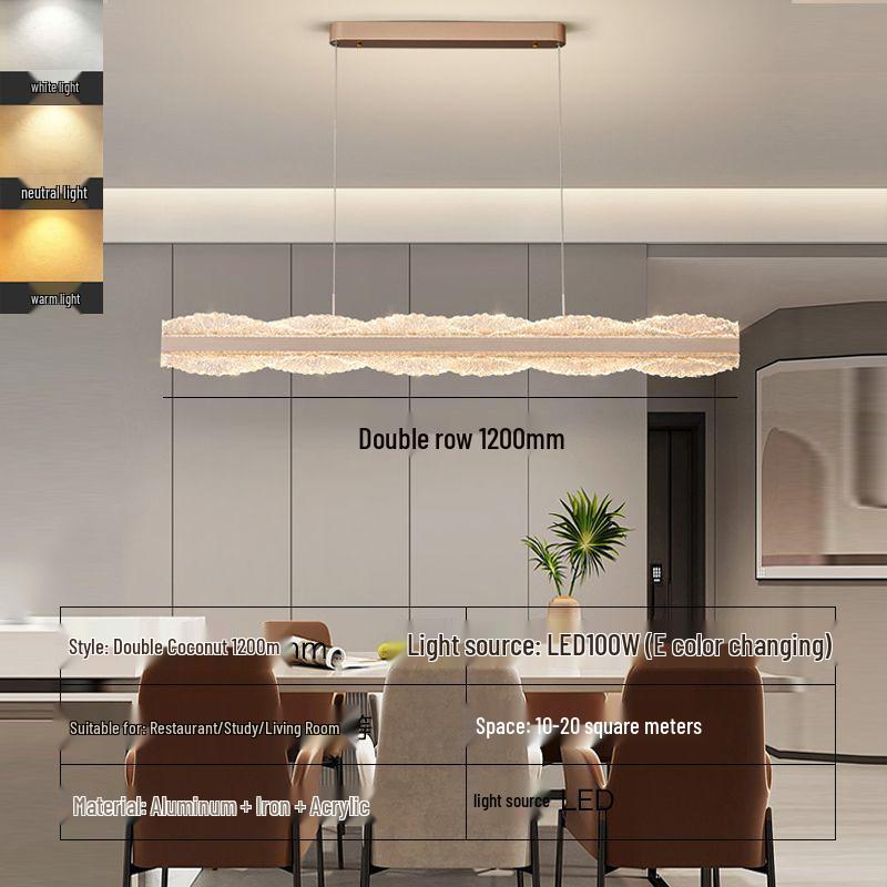 Elegant Italian LED Chandelier for Living Room, Bedroom, or Dining Room