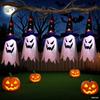 Halloween Hanging Flags Halloween Decoration Glow In The Dark Glowing Ghost Lantern Party Accessorie Home Outdoor Pendants