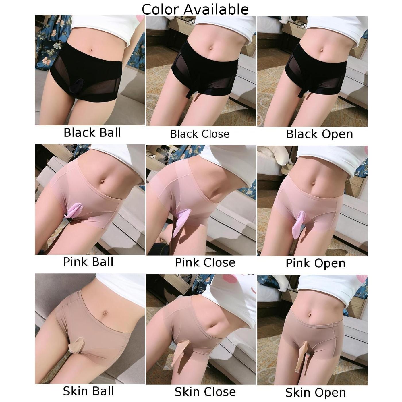 

Короткие сетчатые трусики Нижнее белье с высокой талией Мешочек