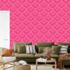 Wallpaper Geometric pink rhombuses and powder pink, rose background 50x1000