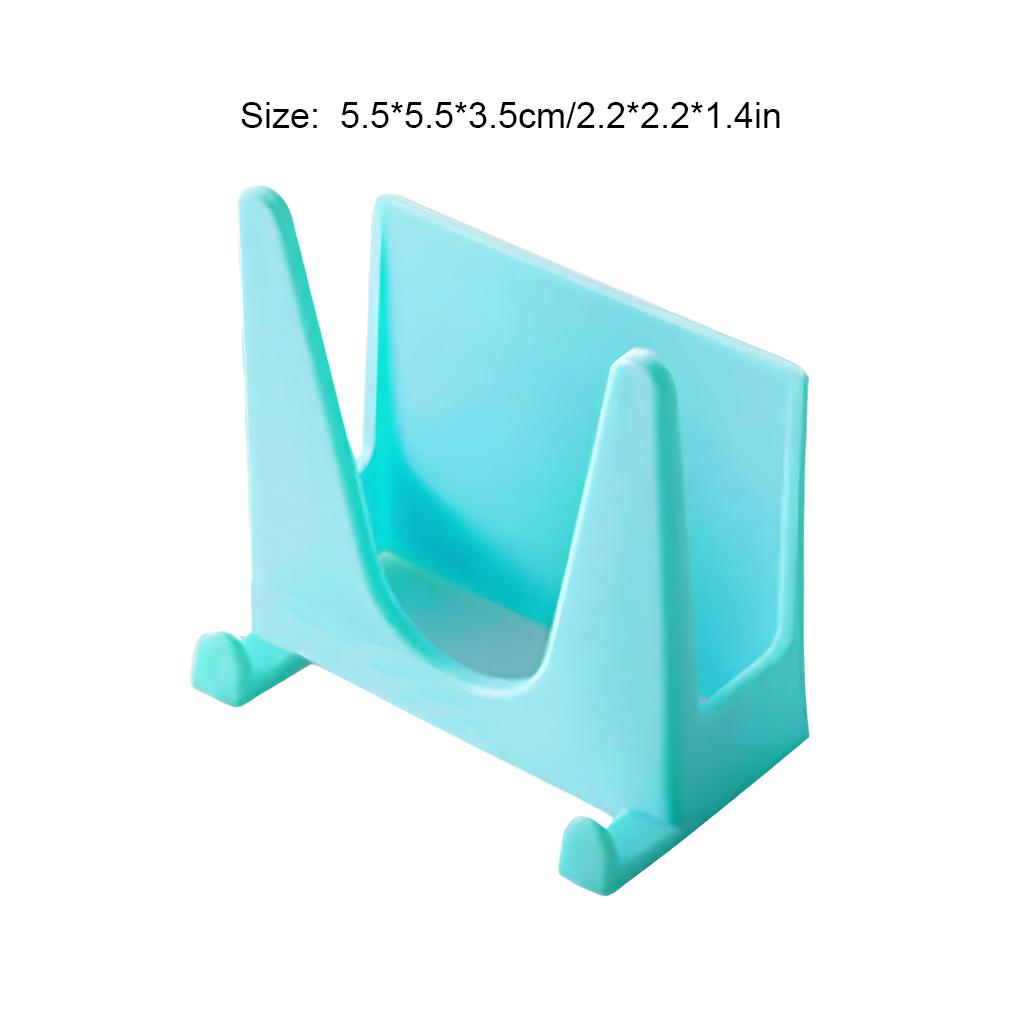 Plastic Shelf Pot Shelf Cover Holder Bracket Pan Pot Cover Rack Lid Cover Stand