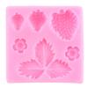 Strawberry Silicone Mold Strawberry Flower Leaves Fondant Cake Decoration Chocolate Cupcake Topper