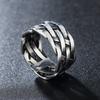Bague Celtique Nœud Acier Inoxydable Vintage Homme Punk Viking Épines Bague Bijoux Cadeau Boutique Dropshipping