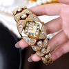 Women's Watch Rhinestone Bracelet Waterproof Quartz Watches Clock Gift Wristwatch