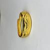 Classic Vietnamese Sand Gold Fire-Baked Non-Tarnishing Wedding Ring - Versatile and Fashionable